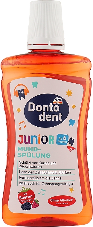 Kids Mouthwash with Berry Flavour - Dontodent Junior — photo N3