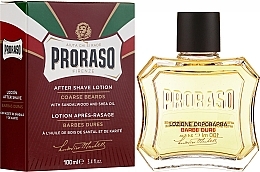 Sandalwood After Shave Lotion - Proraso After Shave Lotion Sandalwood Red — photo N3