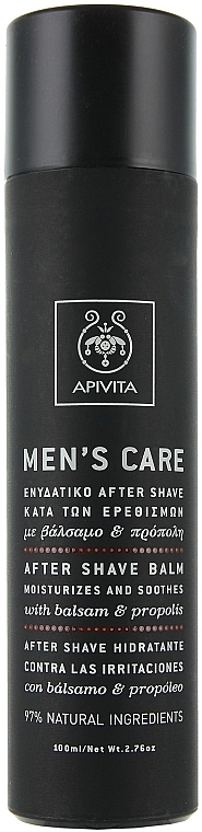 Shaving Balm with Balsam & Propolis - Apivita Men Men's Care After Shave Balm With Hypericum & Propolis — photo N2
