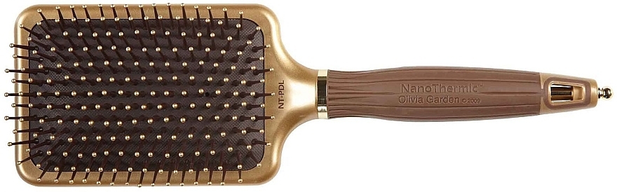 Brush - Olivia Garden Nano Thermic Ceramic + ion Paddle Brush — photo N2