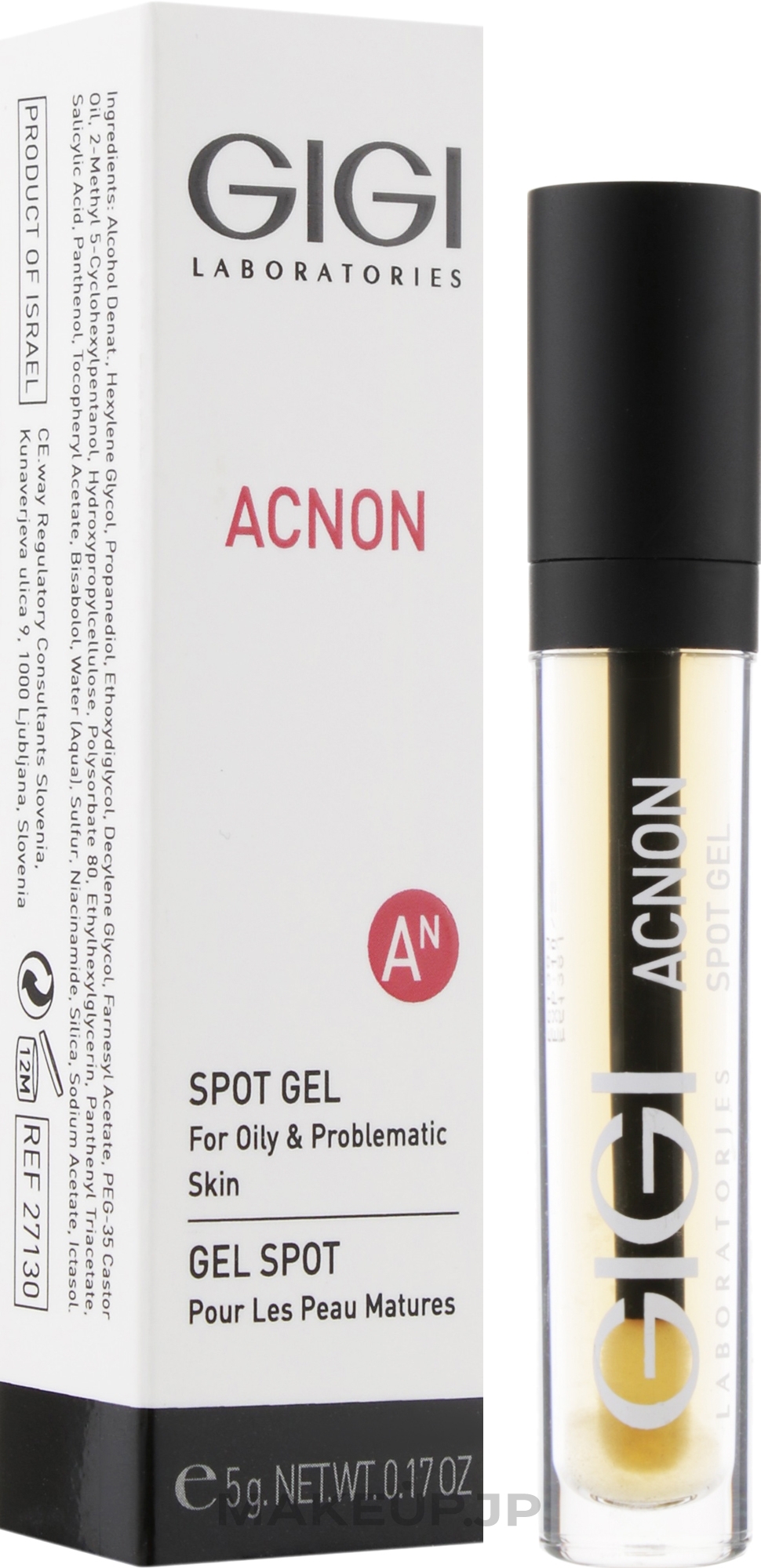 Healing Antiseptic Spot Gel - Gigi Acnon Spot Gel — photo 5 ml