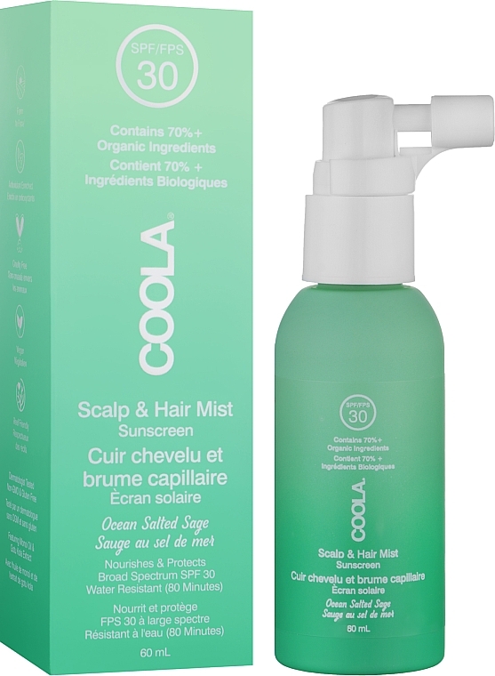 Scalp & Hair Sunscreen Mist "Ocean Salted Sage" - Coola Scalp & Hair Mist Sunscreen Ocean Salted Sage SPF30 — photo N2