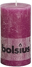 Fragrances, Perfumes, Cosmetics Rustic Cyclamen Cylindrical Candle, 130/68mm - Bolsius Candle