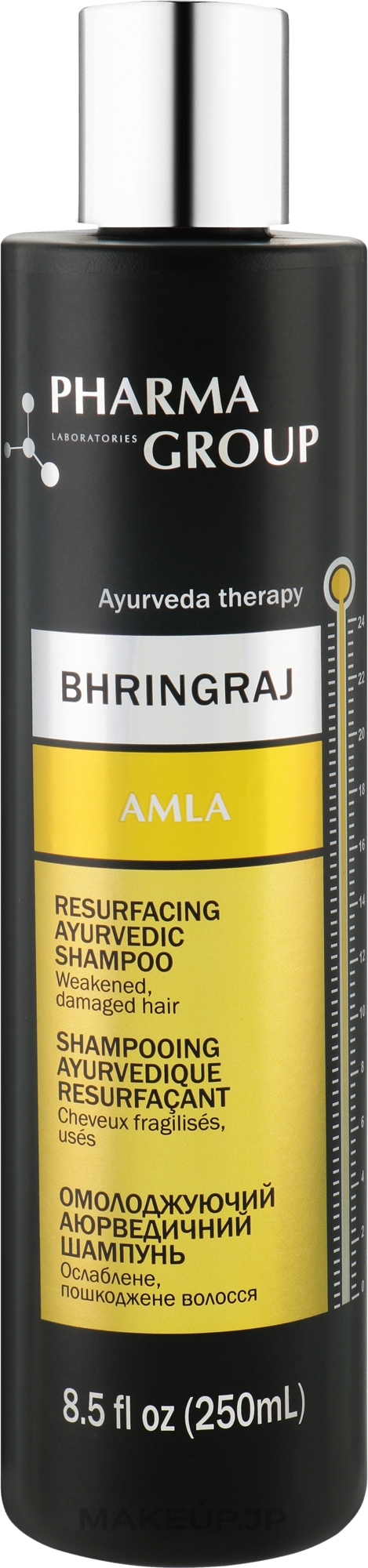 Rejuvenating Shampoo - Pharma Group Laboratories Bhringraj + Amla Resurfacing Shampoo — photo 250 ml