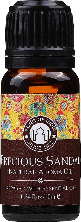 Precious Sandal Aroma Oil - Song of India Natural Aroma Oil Precious Sandal — photo N1