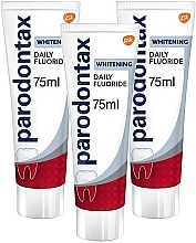 Fragrances, Perfumes, Cosmetics Set - Parodontax Whitening Toothpaste (3 x t/paste/75ml)