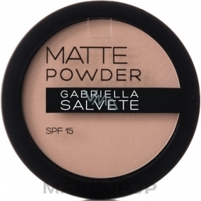 Mattifying Powder - Gabriella Salvete Matte Powder SPF15 — photo 01 Ivory