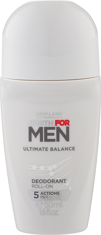 Roll-On Deodorant Antiperspirant - Oriflame North for Men Ultimate Balance — photo N4