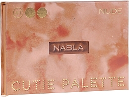 Fragrances, Perfumes, Cosmetics Eyeshadow Palette - Nabla Cutie Collection Palette Nude