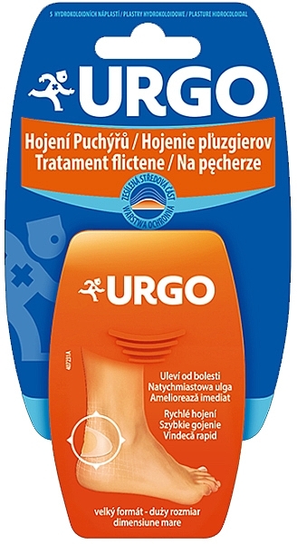 Blister Treatment Patch, 7,2 x 4,3 cm - Urgo — photo N3