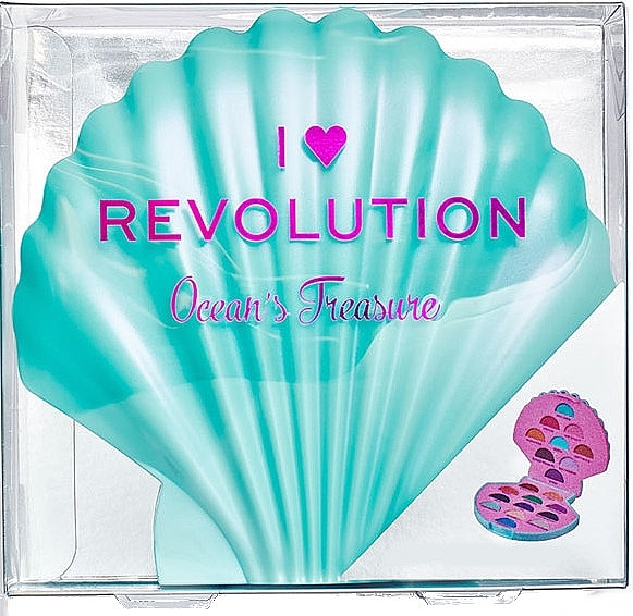 Eyeshadow Palette, 21 shades - I Heart Revolution Ocean’s Treasure Palette — photo N1