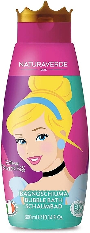 Kids Bath Foam 'Disney Princesses: Cinderella' - Naturaverde Kids Disney Princess Cinderella Bubble Bath — photo N1