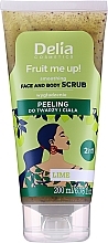 Fragrances, Perfumes, Cosmetics Lime Face & Body Scrub - Delia Fruit Me Up! Smoothing Face And Body Scrub Lime