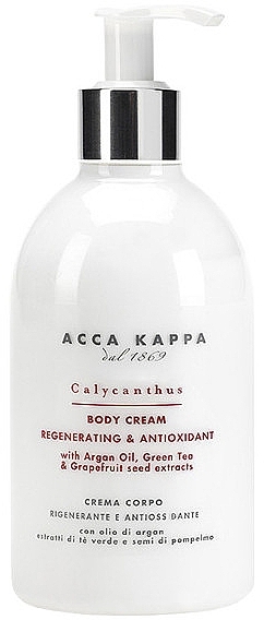 Moisturizing Body Cream - Acca Kappa Calycanthus — photo N1