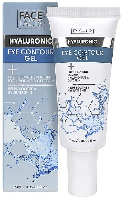 Hyaluronic Moisturizing Eye Contour Gel - Face Facts Hyaluronic Hydrating Eye Contour Gel — photo N1