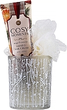 Fragrances, Perfumes, Cosmetics Orange & Cinnamon Hand Set - Accentra Cosy Moments (h/cr/60ml + candlestick/1pcs + sponge)