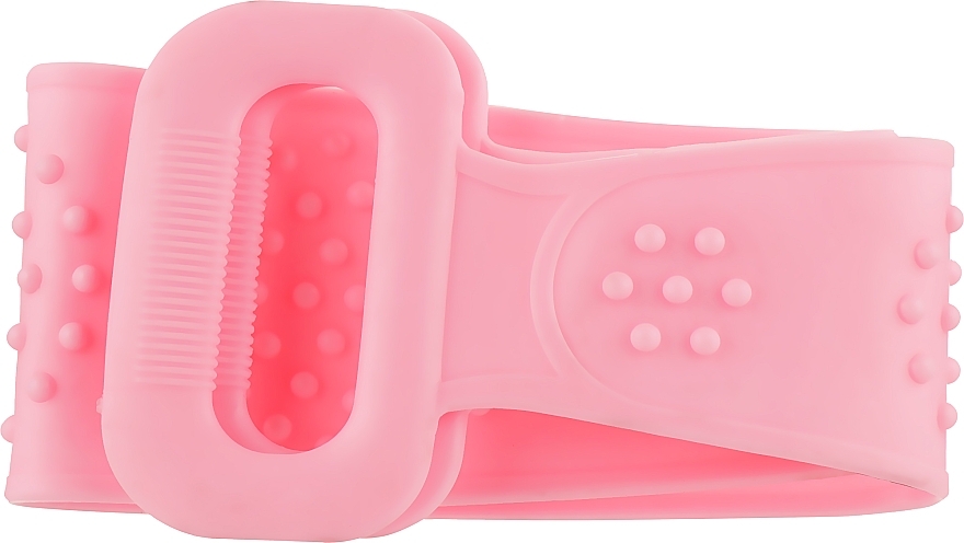 Anti-Cellulite Long Massager Sponge, pink - Soap Stories — photo N2