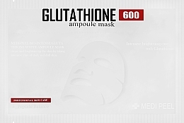 Antioxidant Sheet Mask with Glutathione and Vitamins - Medi-Peel Bio-Intense Glutathione White Ampoule Mask — photo N1