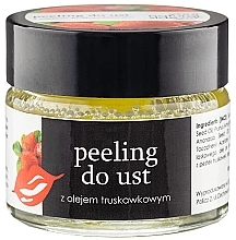 Fragrances, Perfumes, Cosmetics Lip Scrub with Strawberry Oil - Your Natural Side Lip Peeling