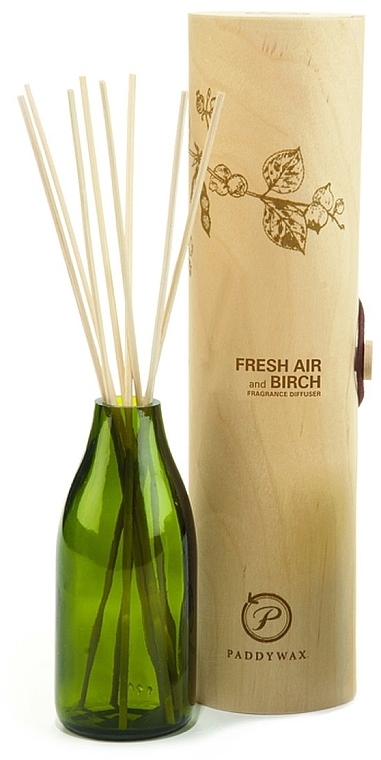 Reed Diffuser 'Fresh Air & Birch' - Paddywax Eco Green Diffuser Fresh Air & Birch — photo N1