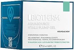 Moisturizing Gel for Normal & Combination Skin - Biotherm Aquasource Hyalu Plump Gel — photo N16