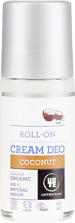 Roll-On Deodorant "Coconut" - Urtekram Coconut Cream Deodorant Roll-on — photo N1