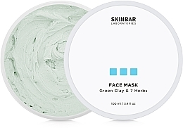 Green Clay & 7 Herbs Face Mask - SKINBAR Green Clay & 7 Herbs Face Mask — photo N2