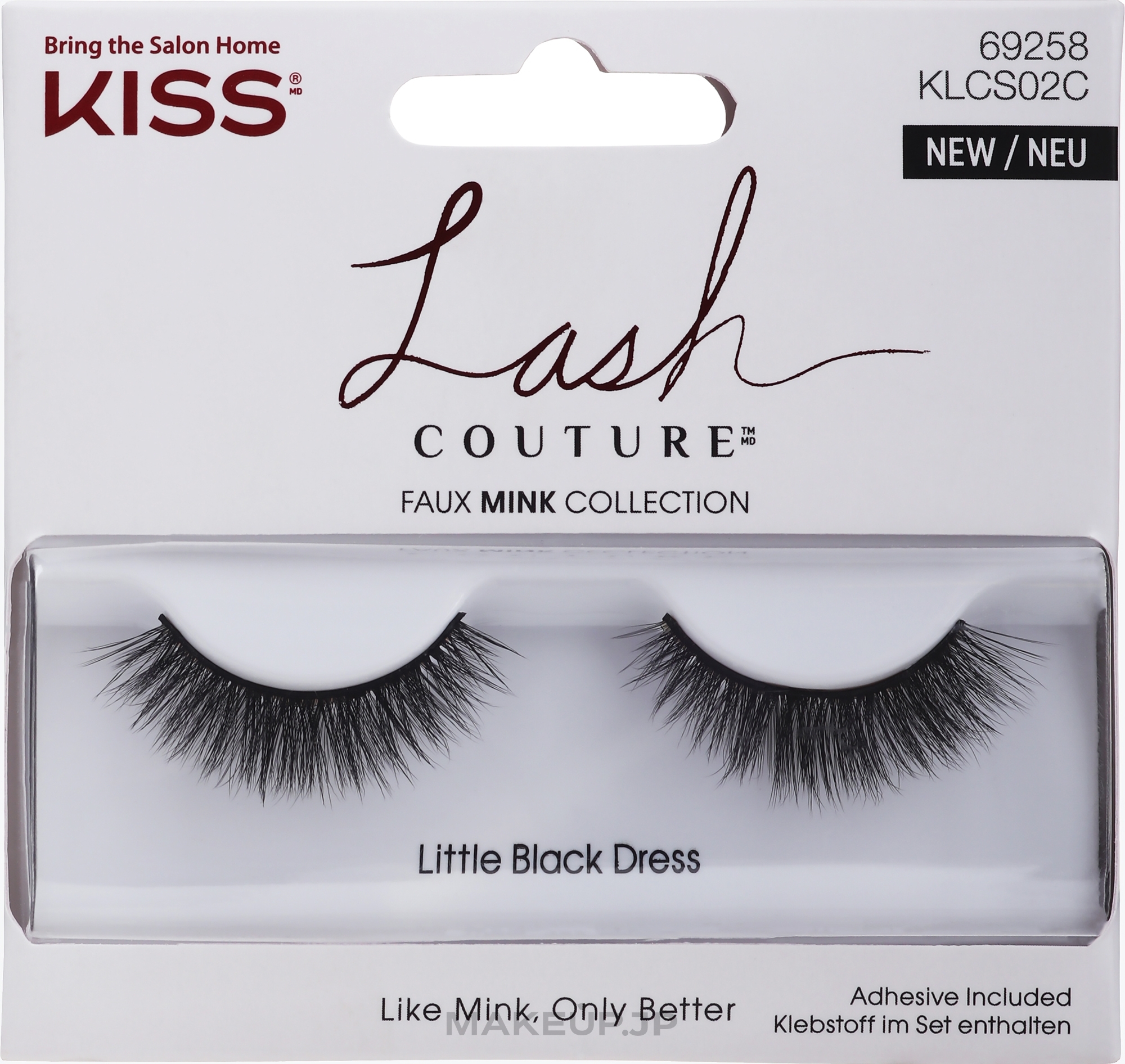 False Lashes - Kiss Lash Couture Faux Mink Collection Little Black Dress — photo 2 szt.