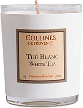 Fragrances, Perfumes, Cosmetics White Tea Scented Candle - Collines de Provence White Tea Candles