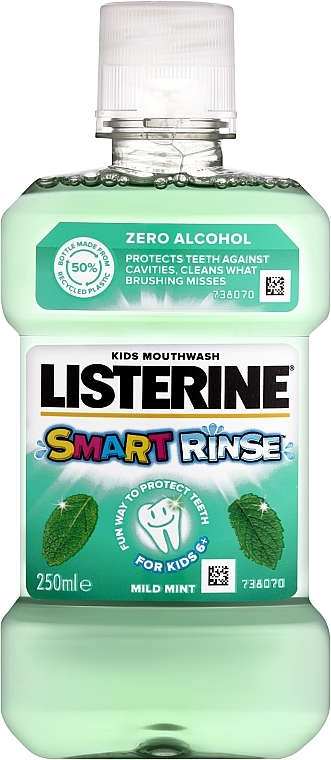 Kids Mouthrinse - Listerine Smart Rinse Mint — photo N1