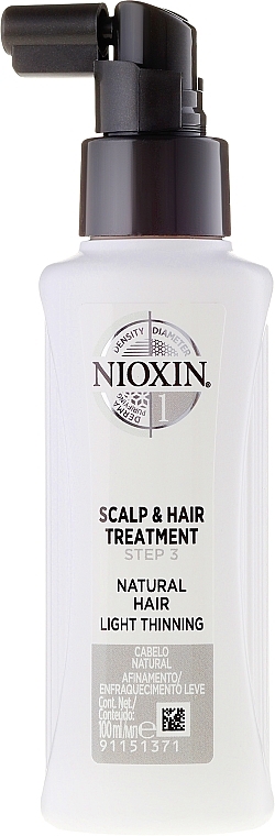 Nourishing Mask - Nioxin Thinning Hair System 1 Scalp Treatment — photo N2