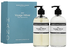 Fragrances, Perfumes, Cosmetics Set - Marie-Stella-Maris №07 Voyage Vetiver Hand Gift Set (h/soap/250ml + h/lot/250ml)