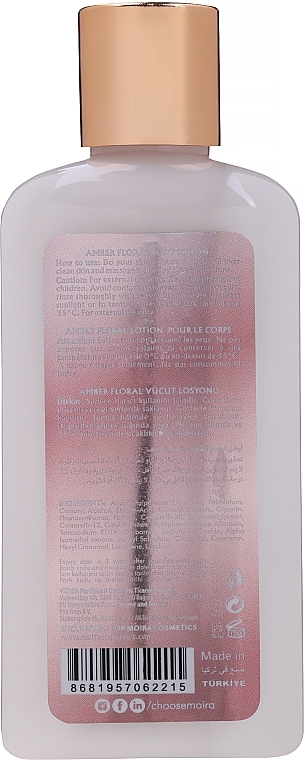 Body Lotion - Moira Cosmetics Amber Floral Body Souffle — photo N2
