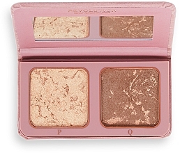 Fragrances, Perfumes, Cosmetics Face Contour Palette - Makeup Revolution Maffashion Face Duo Malibu Sunset Diary