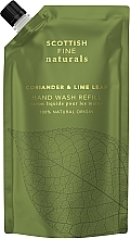 Liquid Hand Soap "Coriander & Lime Leaves" - Scottish Fine Soaps Naturals Coriander & Lime Leaf Hand Wash (refill) — photo N1