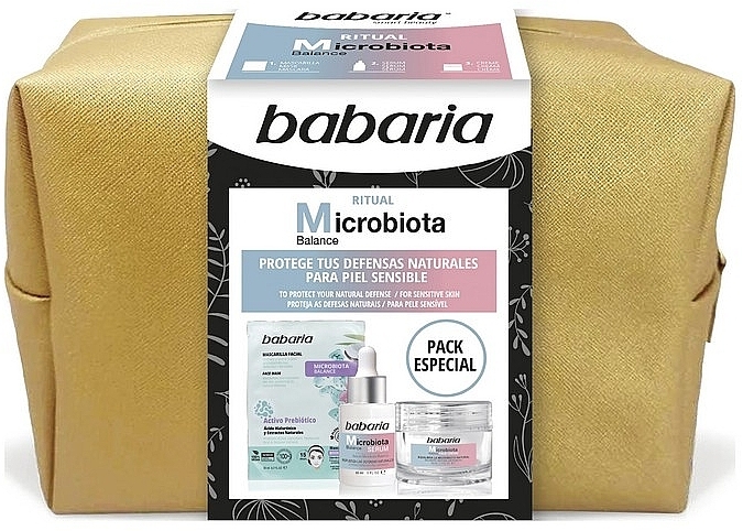 Set - Babaria Microbiota Balance Kit (cr/50 ml + ser/30 ml + ampole/2 ml + pouch) — photo N1