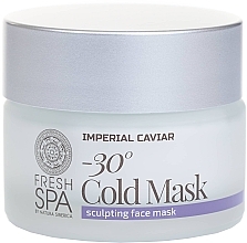 Fragrances, Perfumes, Cosmetics Oval Improving Face Mask - Natura Siberica Fresh Spa Imperial Caviar Gold Mask