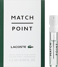 Lacoste Match Point - Eau de Toilette — photo N1