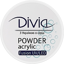 Fragrances, Perfumes, Cosmetics Nail Extension Acrylic Powder, Di1816 - Divia Acrylic Powder Fusion UV/LED