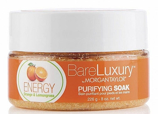 Orange & Lemongrass Hand & Foot Scrub - Morgan Taylor Bare Luxury Energy Orange & Lemongrass Purifying Soak — photo N3