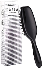 Fragrances, Perfumes, Cosmetics Ayla Black Hair Brush - Sister Young Hair Brush