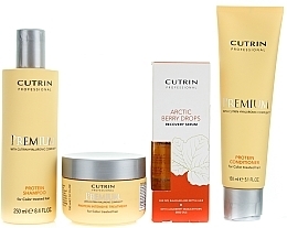 Fragrances, Perfumes, Cosmetics Set - Cutrin Premium (serum/30ml + mask/150ml + cond/150ml + shm/250)