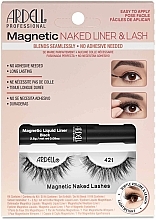 Fragrances, Perfumes, Cosmetics Ardell Magnetic Naked Liner & Lash 421 (eye/liner/2.5g + lashes/2pc) - Set