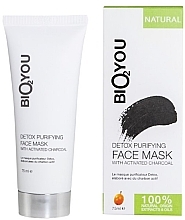 Fragrances, Perfumes, Cosmetics Face Cleansing Charcoal Mask - Bio2You Natural Face Mask