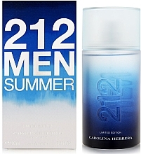 Fragrances, Perfumes, Cosmetics Carolina Herrera 212 Men Summer Limited Edition - Eau de Toilette (tester with cap)