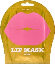 Hydrogel Lip Mask - Kocostar Lip Mask Pink — photo N1