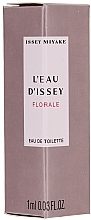 Fragrances, Perfumes, Cosmetics Issey Miyake Leau Dissey Florale - Eau de Toilette (sample)