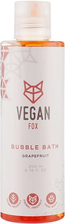 Grapefruit Bath Foam - Vegan Fox — photo N1