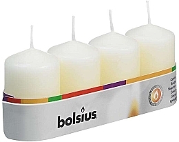 Decorative Candle Set, beige - Bolsius (candle/4szt) — photo N1