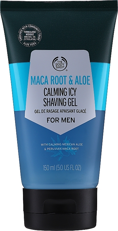 Soothing Maca Root & Aloe Shaving Gel - The Body Shop Maca Root & Aloe Calming Icy Shaving Gel — photo N1